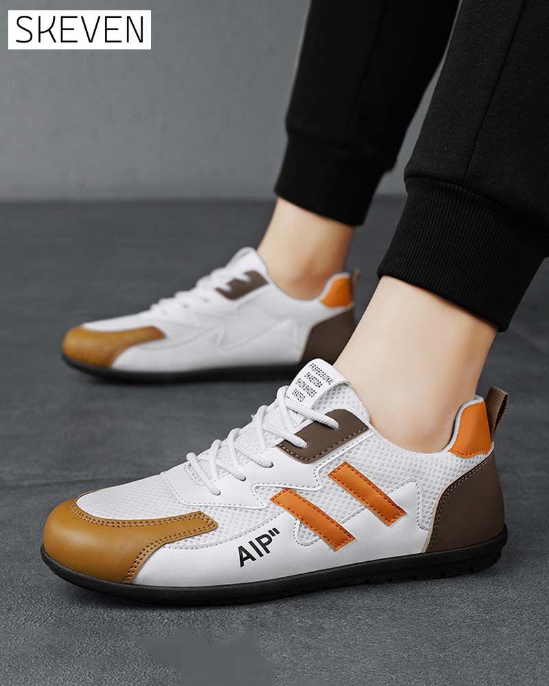 Baskets décontractées colorblock pour hommes