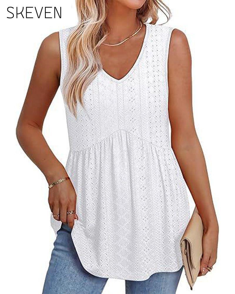 Stylish And Elegant Sleeveless Tank Top