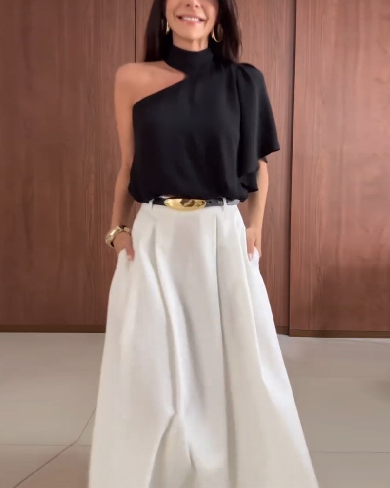 Off-Shoulder Fashion Sexy T-Shirt
