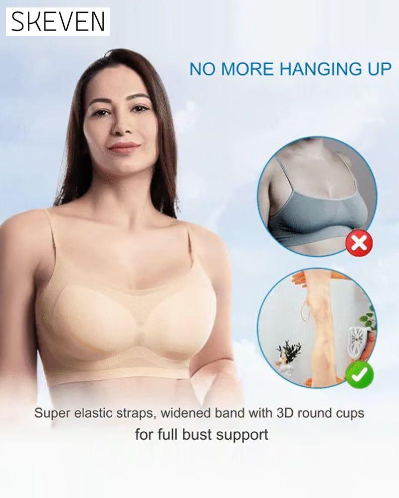 Soutien-gorge ultra-fin, sans coutures, en soie glacée, ultra confortable.