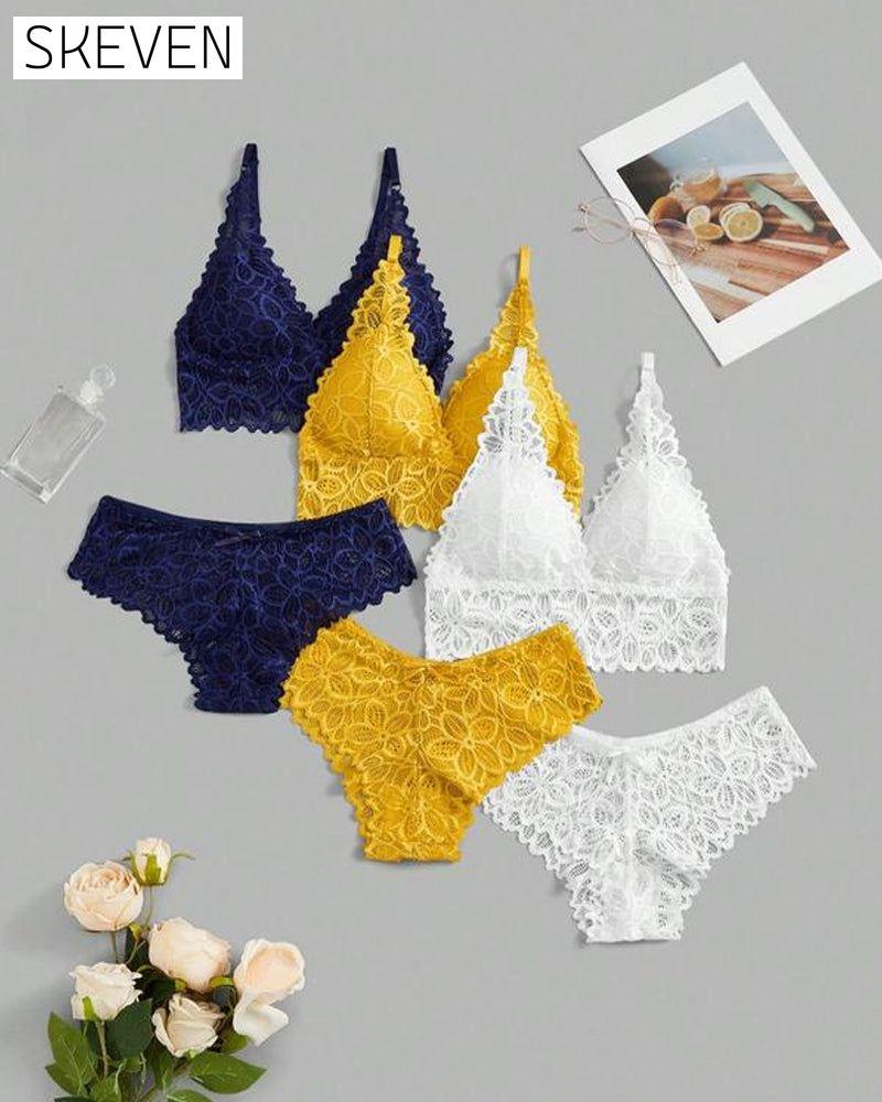 Women's Lace Romantic Underwear Set