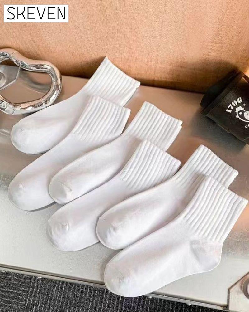 chaussettes confortables unies et simples