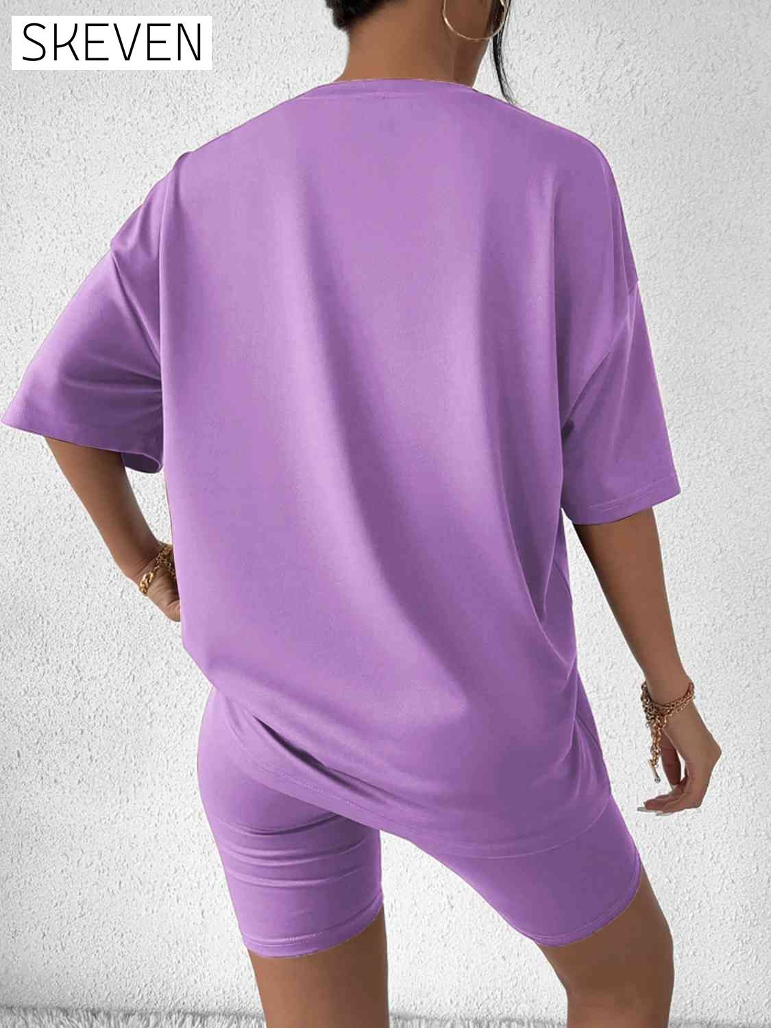 BROOKLYN NYC Graphic Top and Shorts Set clothes lounge lounge wear lounge wear sets loungewear S&M&Y Ship From Overseas