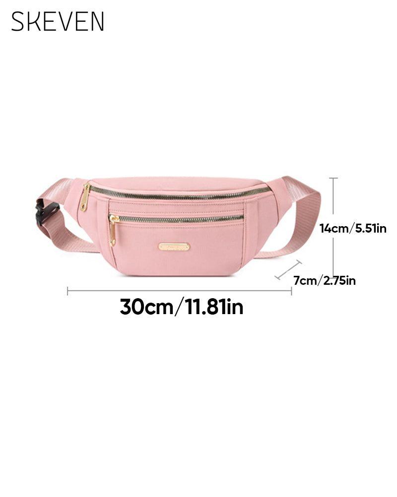 Einfache, einfarbige Schultertasche