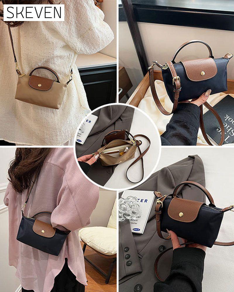Sac bandoulière à rabat simple pour femme