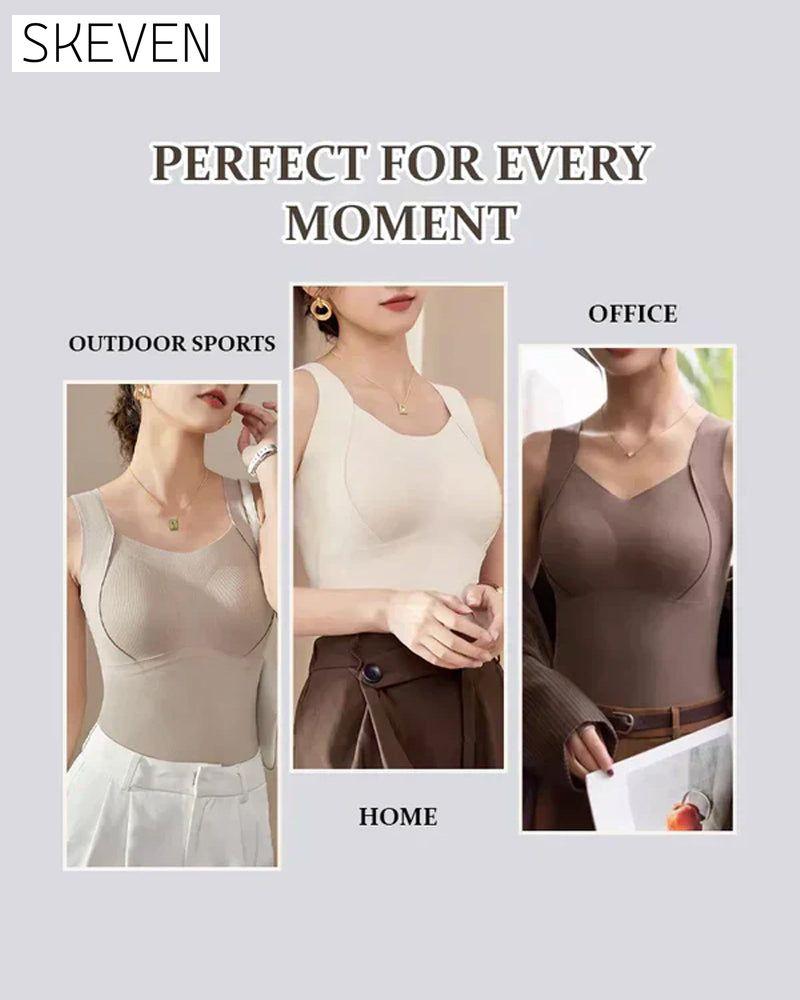 Thermo-Tanktops für Damen mit integriertem BH