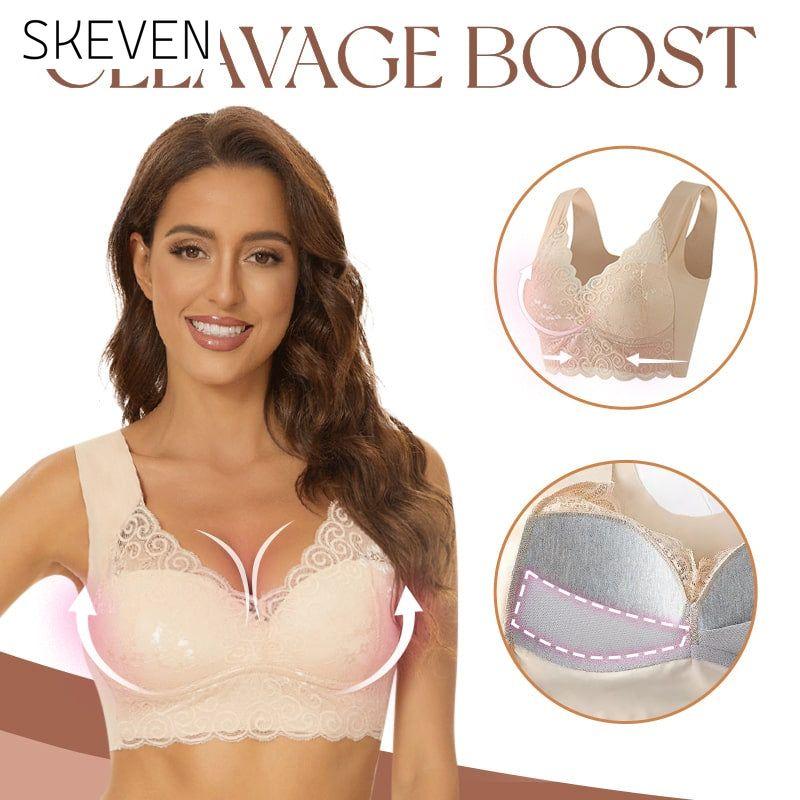 Seamless Push Up Wireless Lace Bra