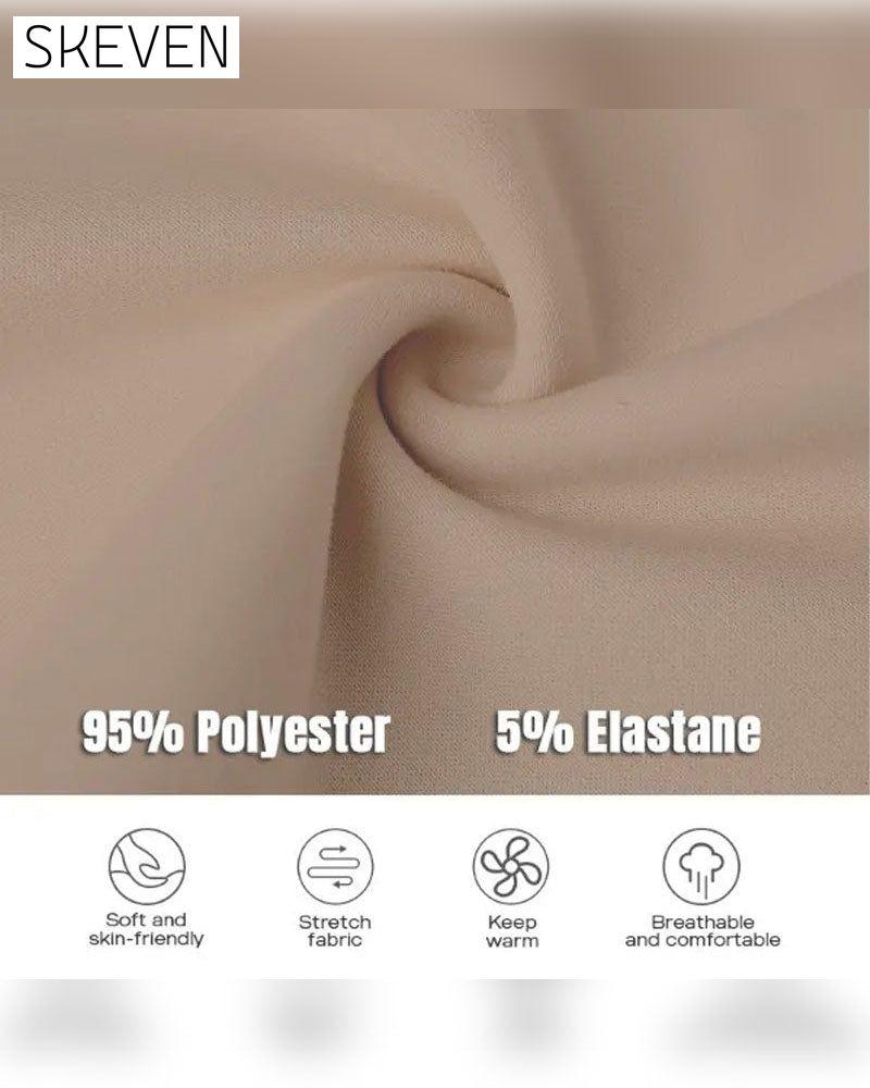 Long Sleeve Pullover Zipper Slit Casual Sweatshirt Dress