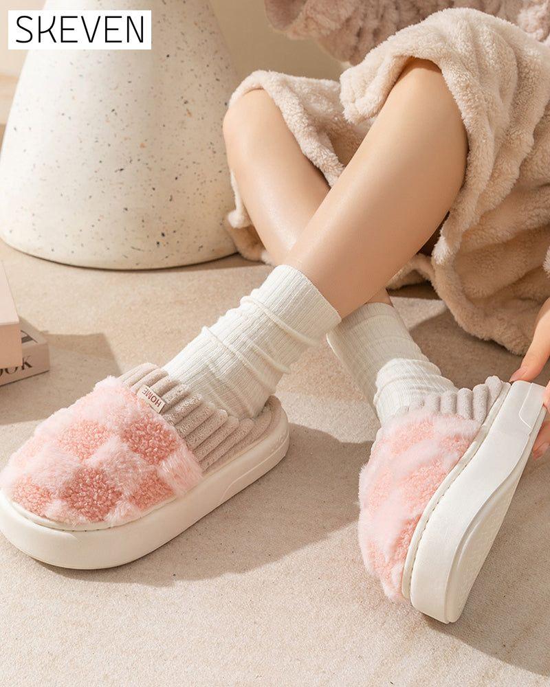Indoor home non-slip warm slippers