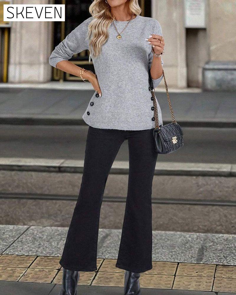 Button-Down Pullover Jumper