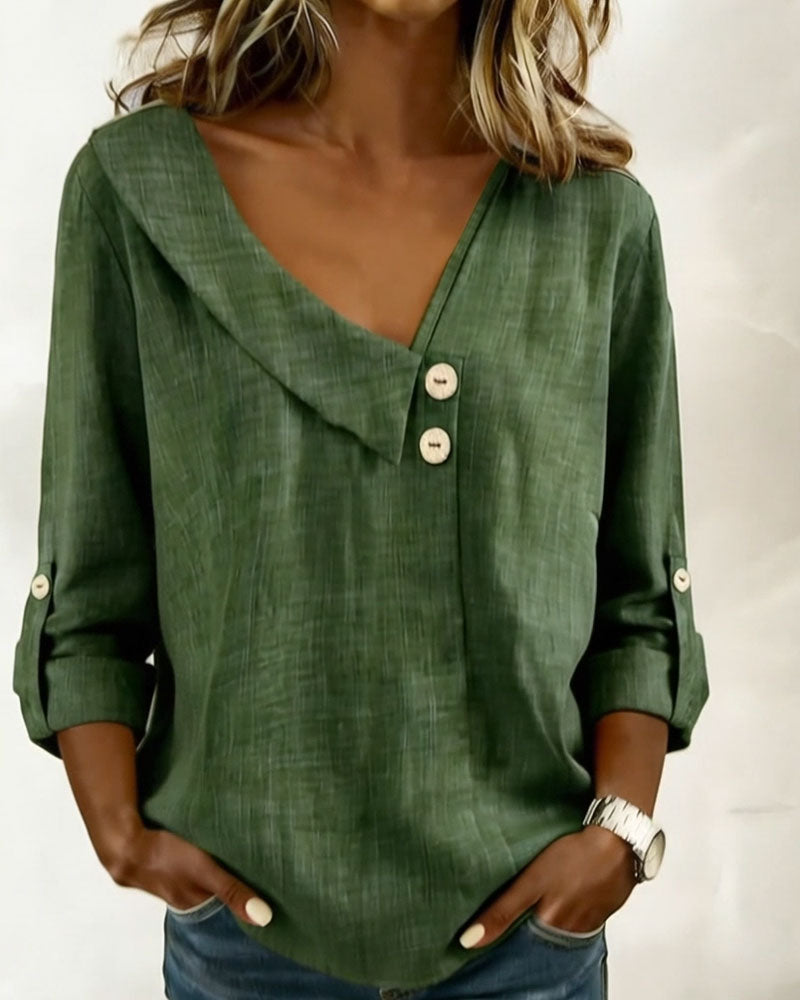 Fashionable Cotton And Linen T-Shirts