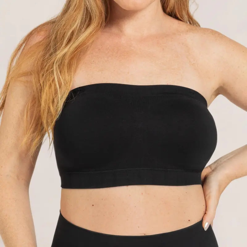 ⏳⏳LAST DAY SALE ONLY ￡10.99!!🔥Aurelle™ No-Slip Convertible Bandeau – 3-Way Wear, Wire-Free & Trusted by 50K+ Women👙🇬🇧