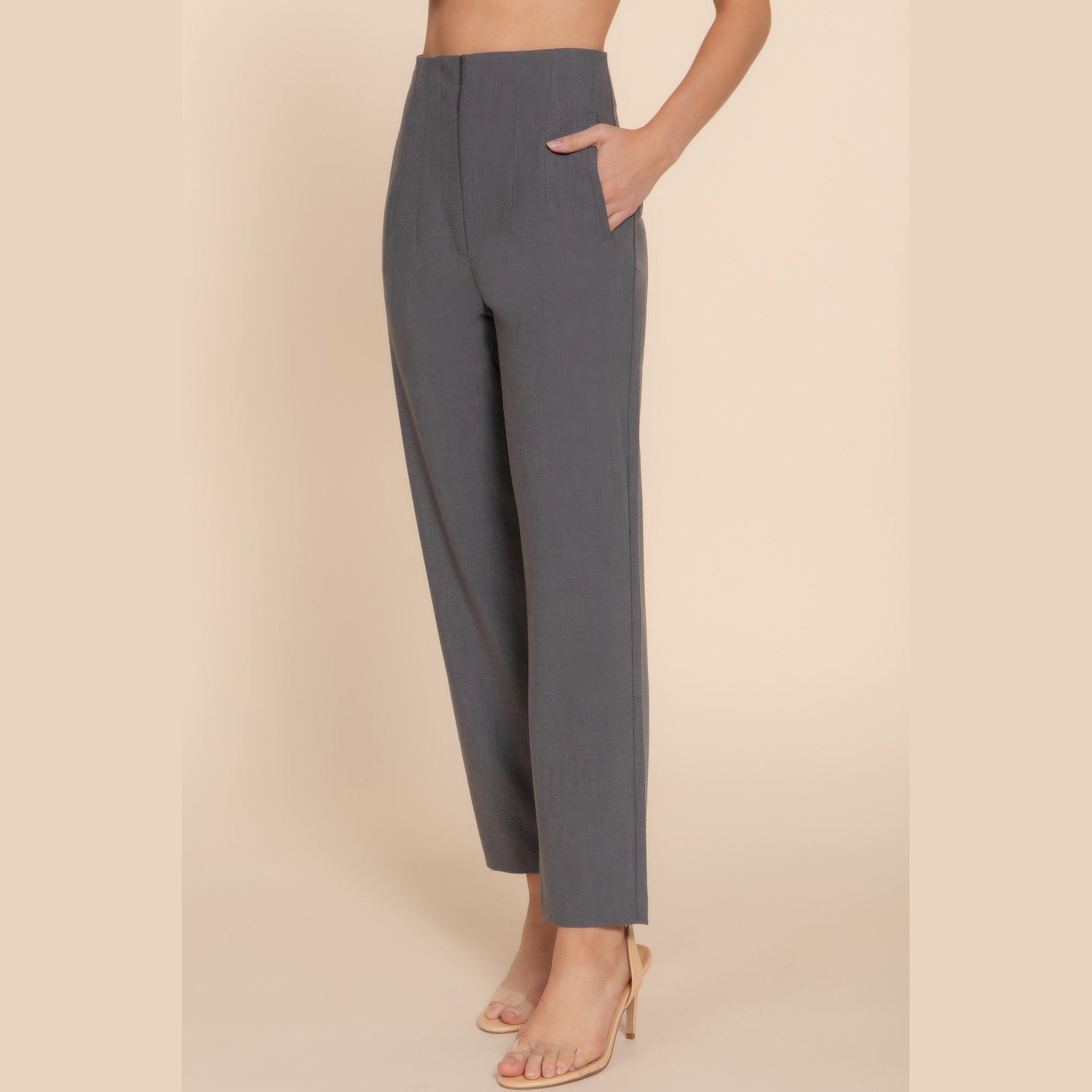 VacationGrabs Chic High Waisted Dress Pants for Women