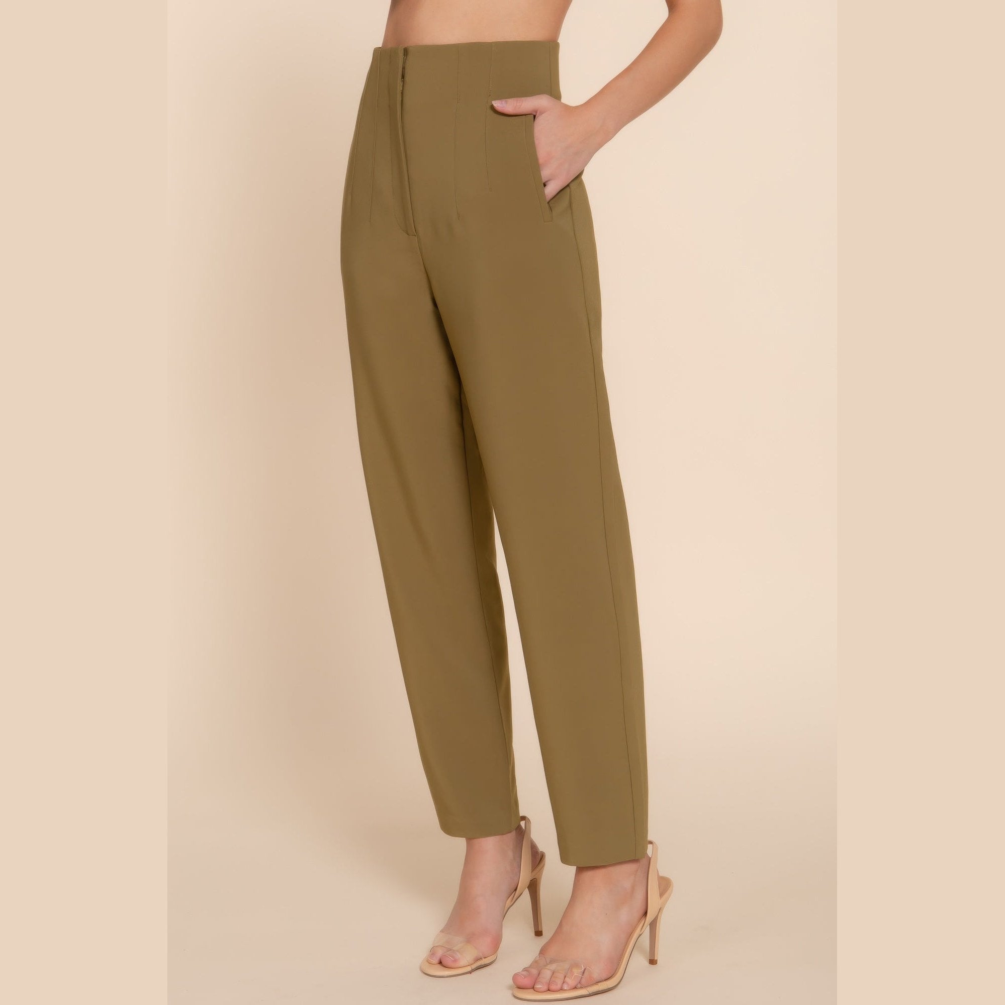 VacationGrabs Chic High Waisted Dress Pants for Women