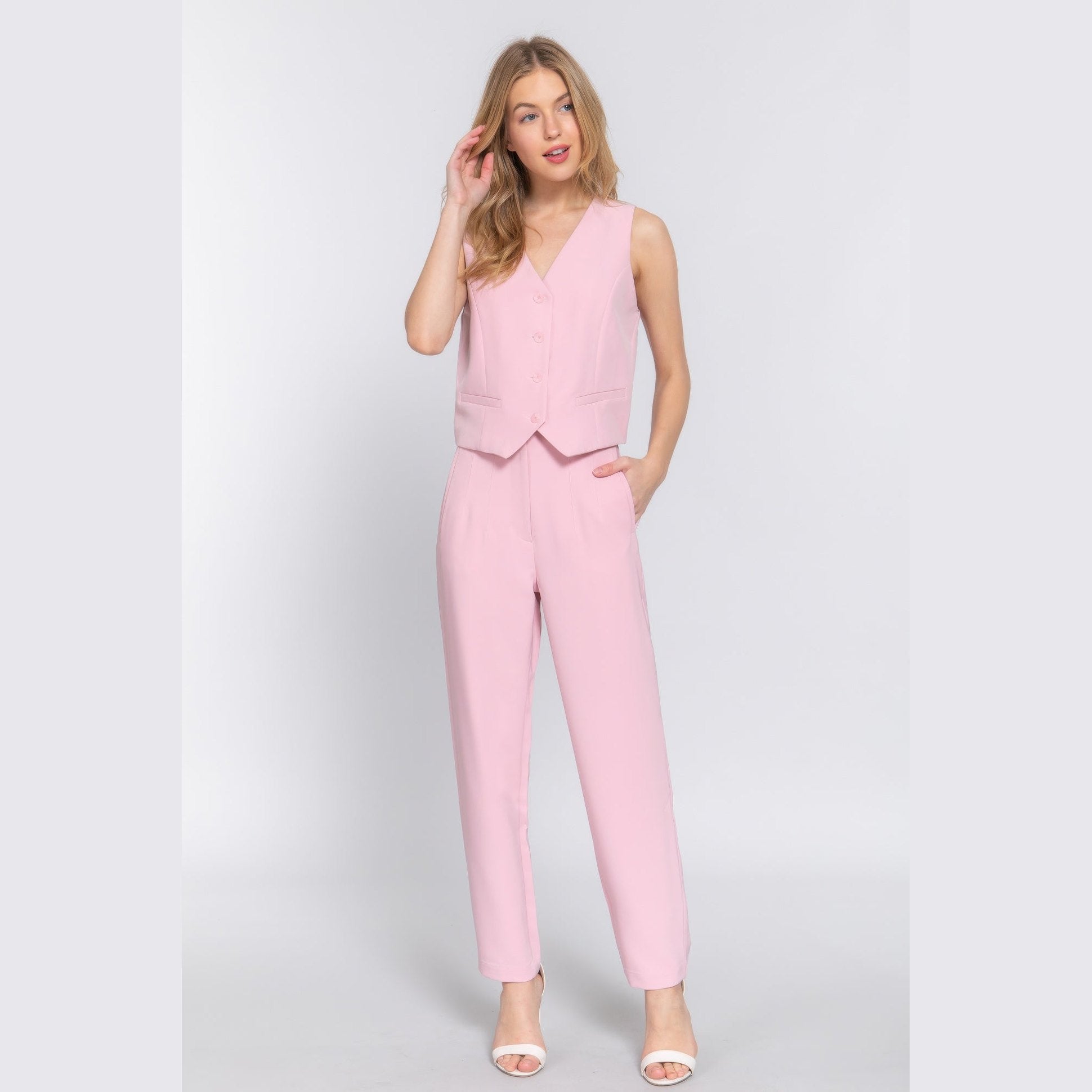 VacationGrabs Chic High Waisted Dress Pants for Women