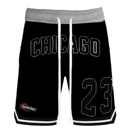 VacationGrabs Men's 23 Chicago Basketball Shorts Blue