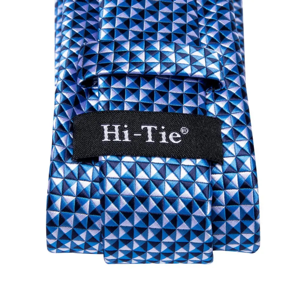 Men's Blue Cufflinks Cufflinks Set with Ties