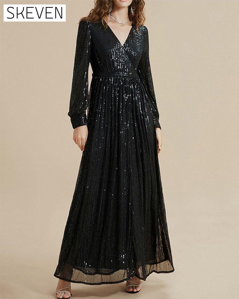 Sequined and elegant dress