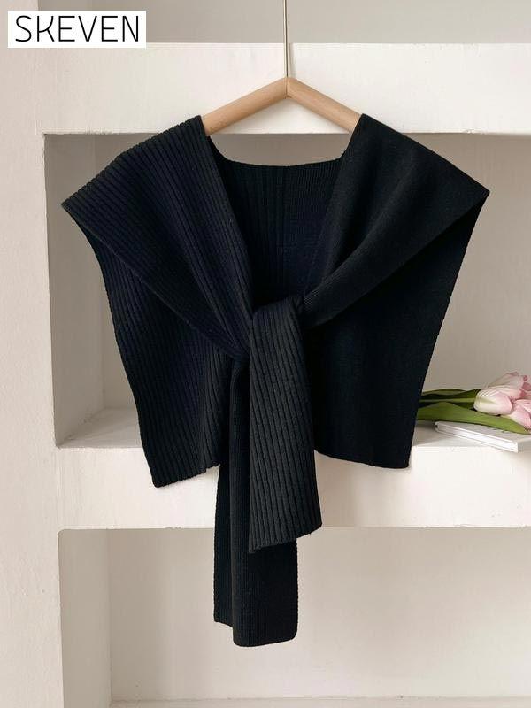 Casual Versatile Solid Color Shawl Scarf For Women