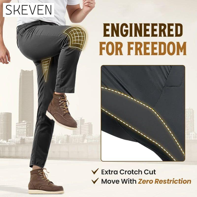 Sportliche Herren-Khakihose mit dehnbarem Bund