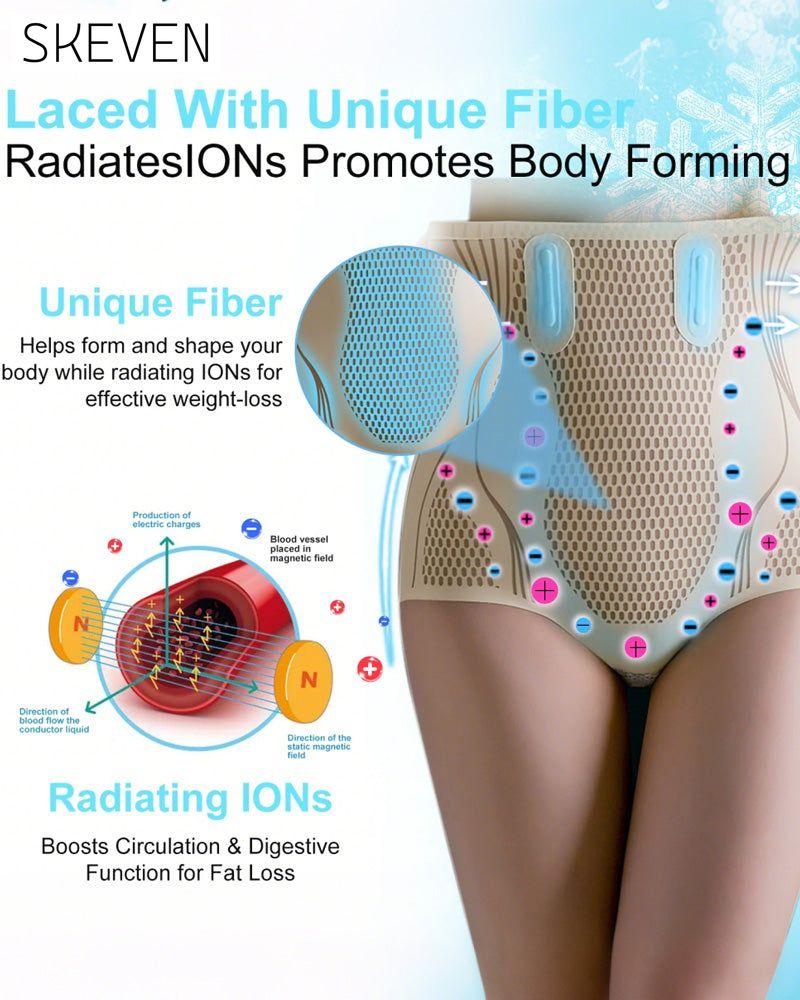 Fat Burning Lce Silk Lonic Fiber Shaping Shorts