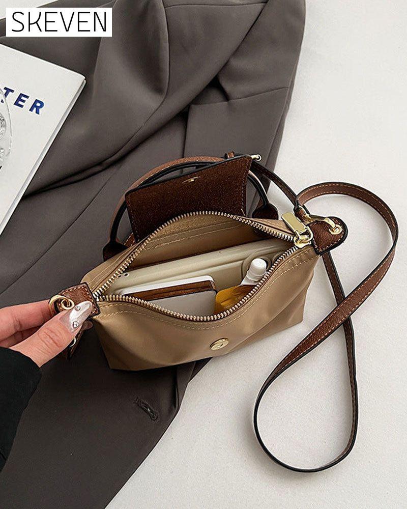 Sac bandoulière à rabat simple pour femme