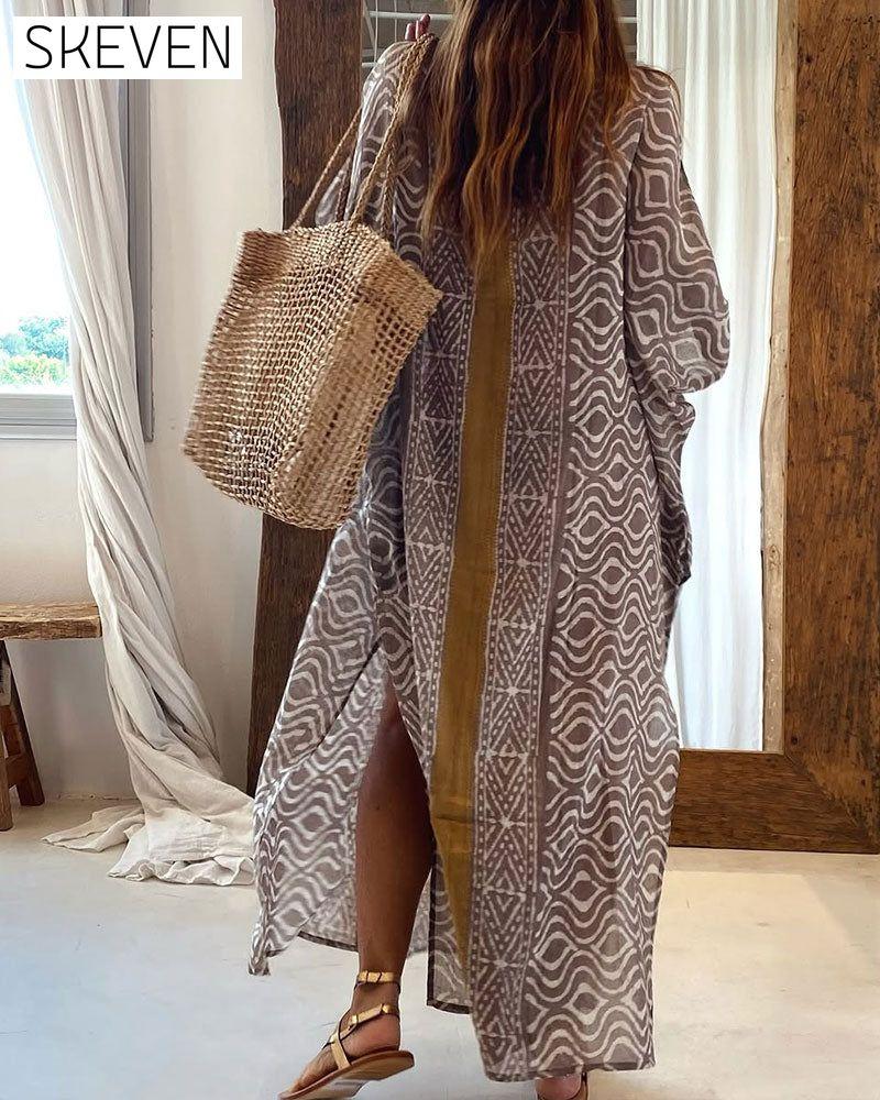 Lässiges Kleid im Vintage-Stil für den Urlaub