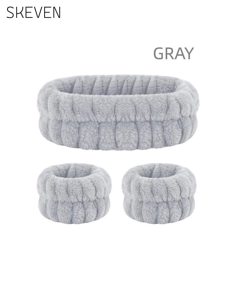 Three-Piece Face Wash Headband Set