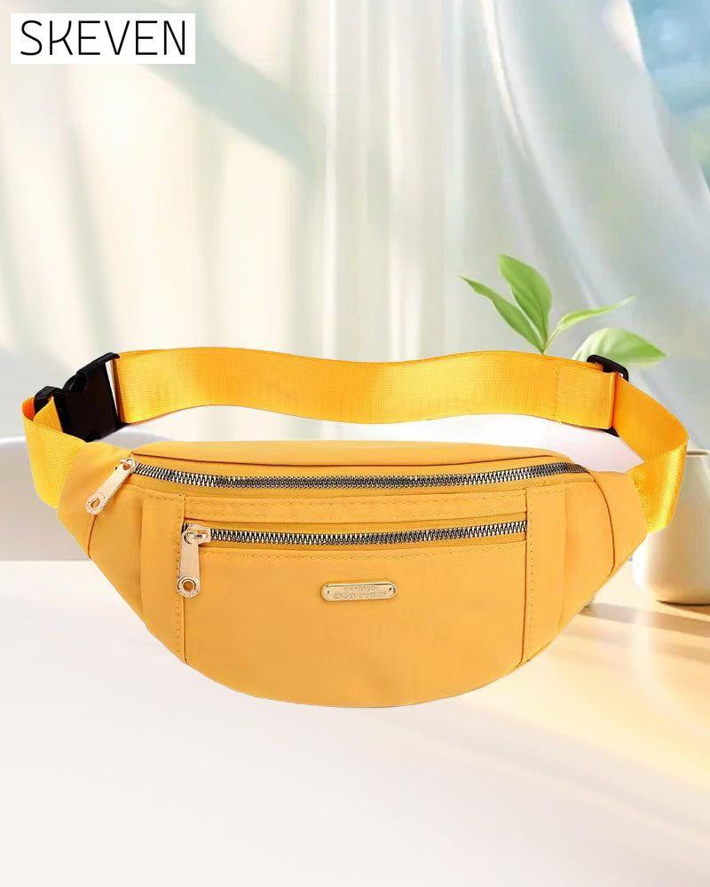 Einfache, einfarbige Schultertasche