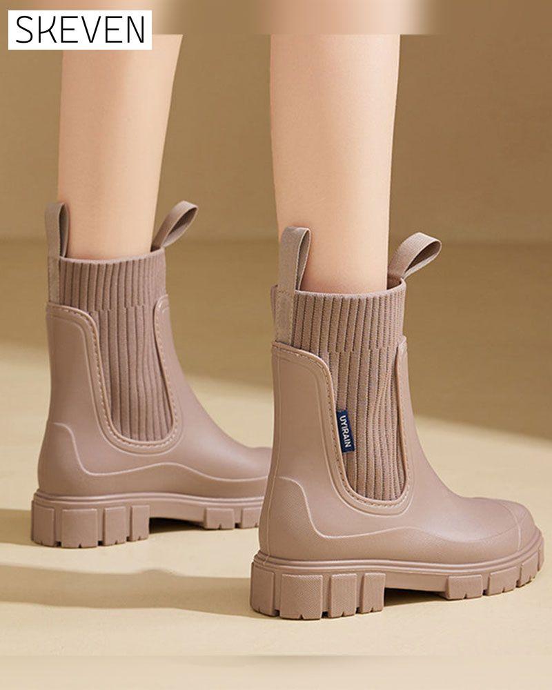 ☔️Waterproof Non-Slip Thick Sole Mid-Calf Boots