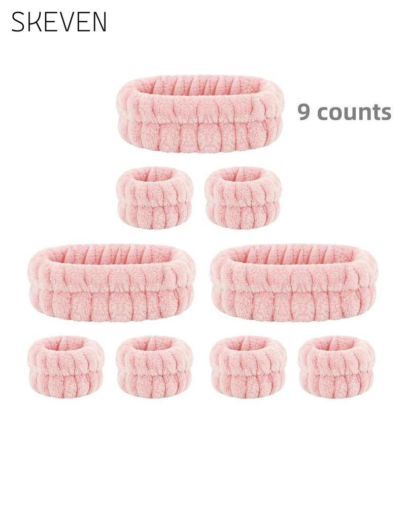 Three-Piece Face Wash Headband Set
