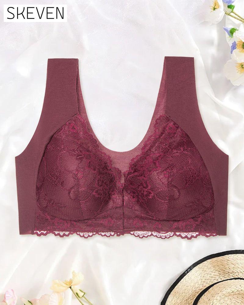 Nahtloser Push-Up-Spitzen-BH