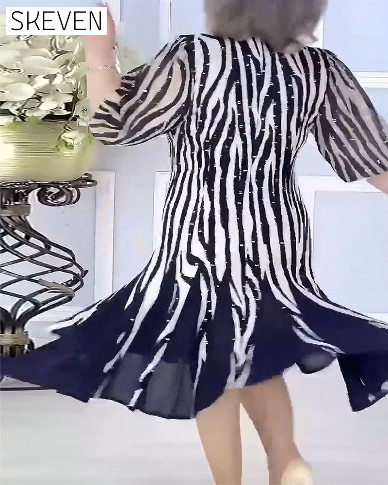 Temperamentvolles und modisches Kleid