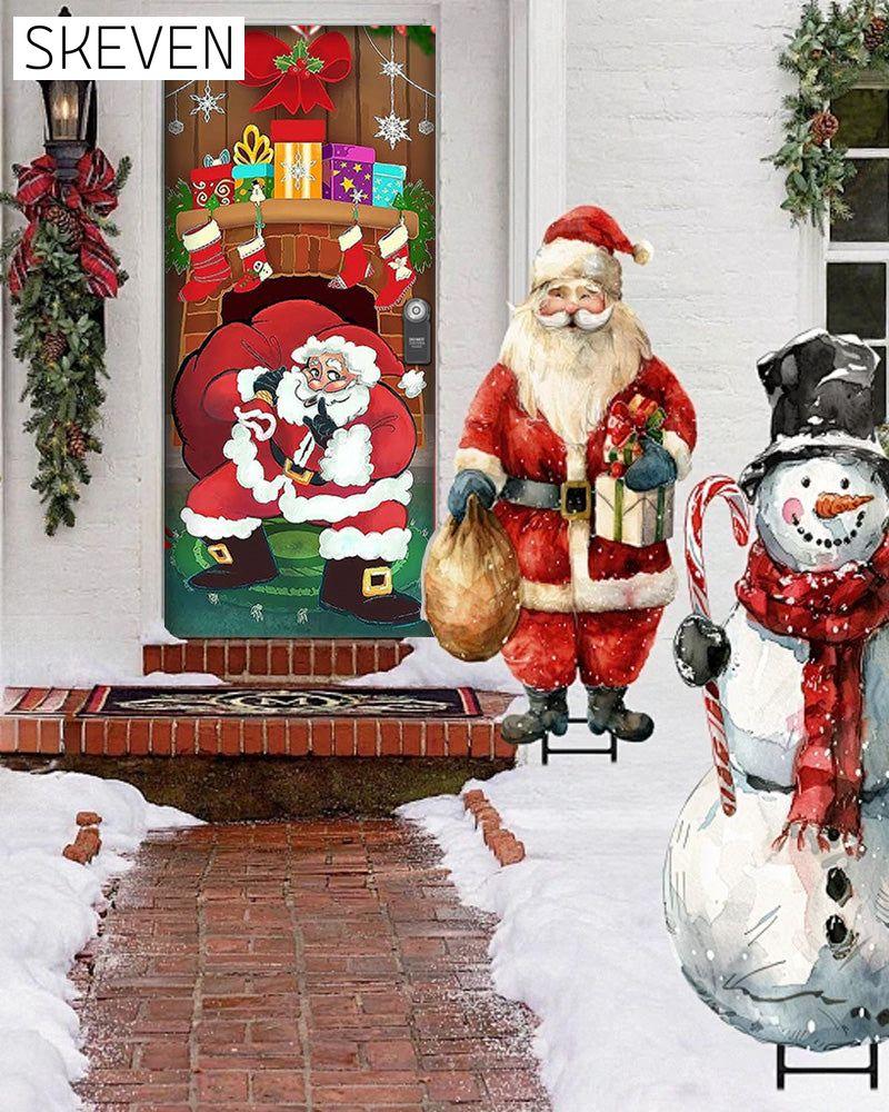 🌟2025 Christmas And Halloween Front Door Decoration