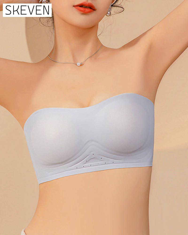 Strapless Solid Color Comfort Bra