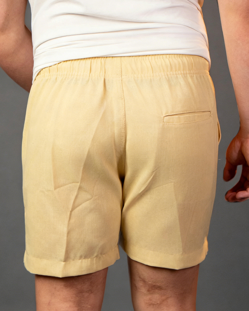 Drawstring Casual Straight Leg Shorts