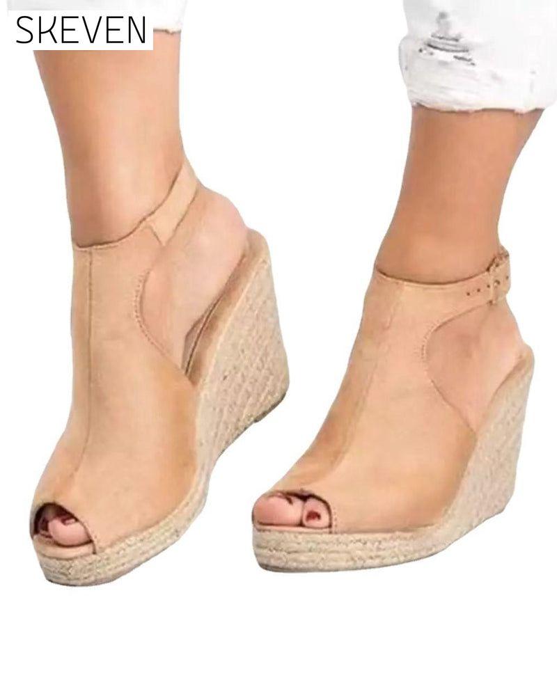 Sandales à talons hauts et bout ouvert
