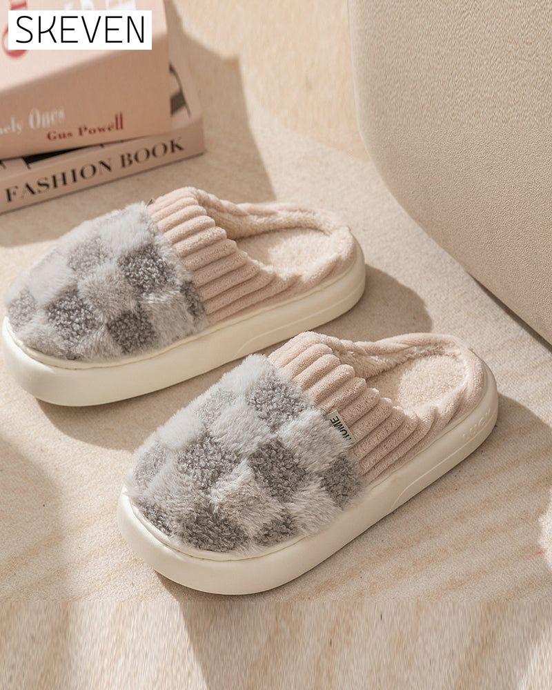 Indoor home non-slip warm slippers