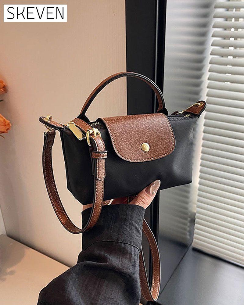 Sac bandoulière à rabat simple pour femme