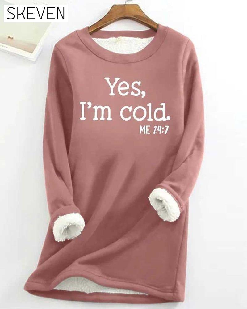 English Printed Pullover Sweatshirt