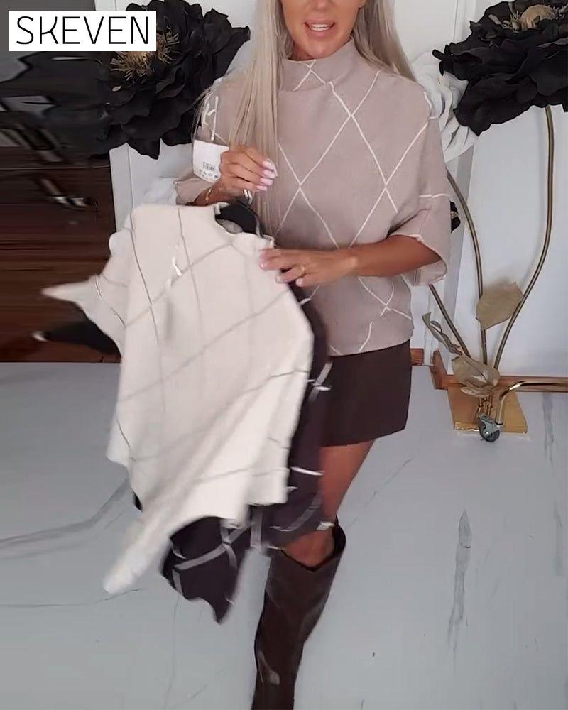 Modische, lässige und vielseitige Pullover