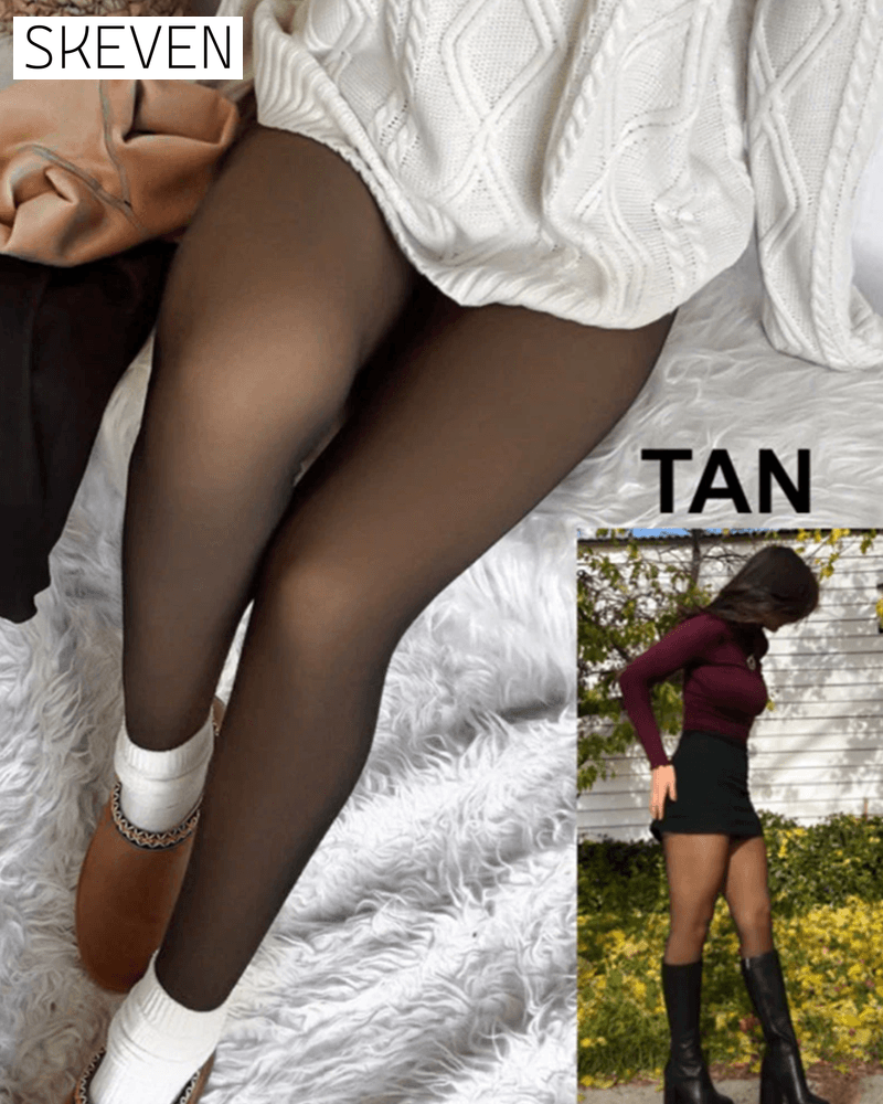 Magische, mit Fleece gefütterte Leggings, bequeme Fleece-Strumpfhose