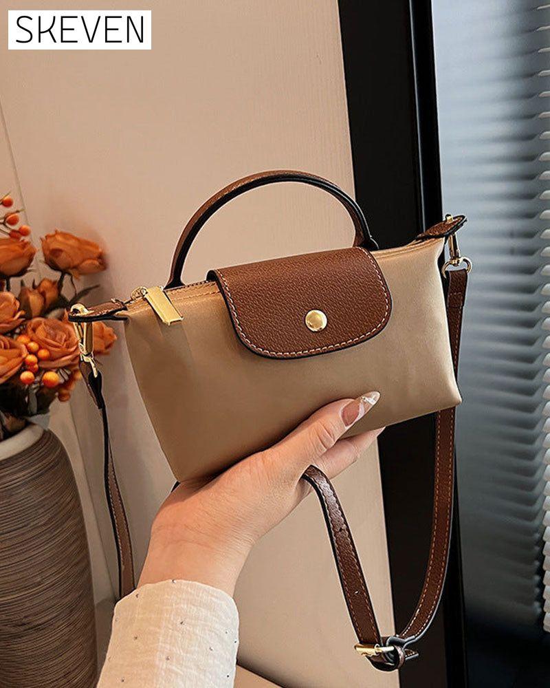 Sac bandoulière à rabat simple pour femme