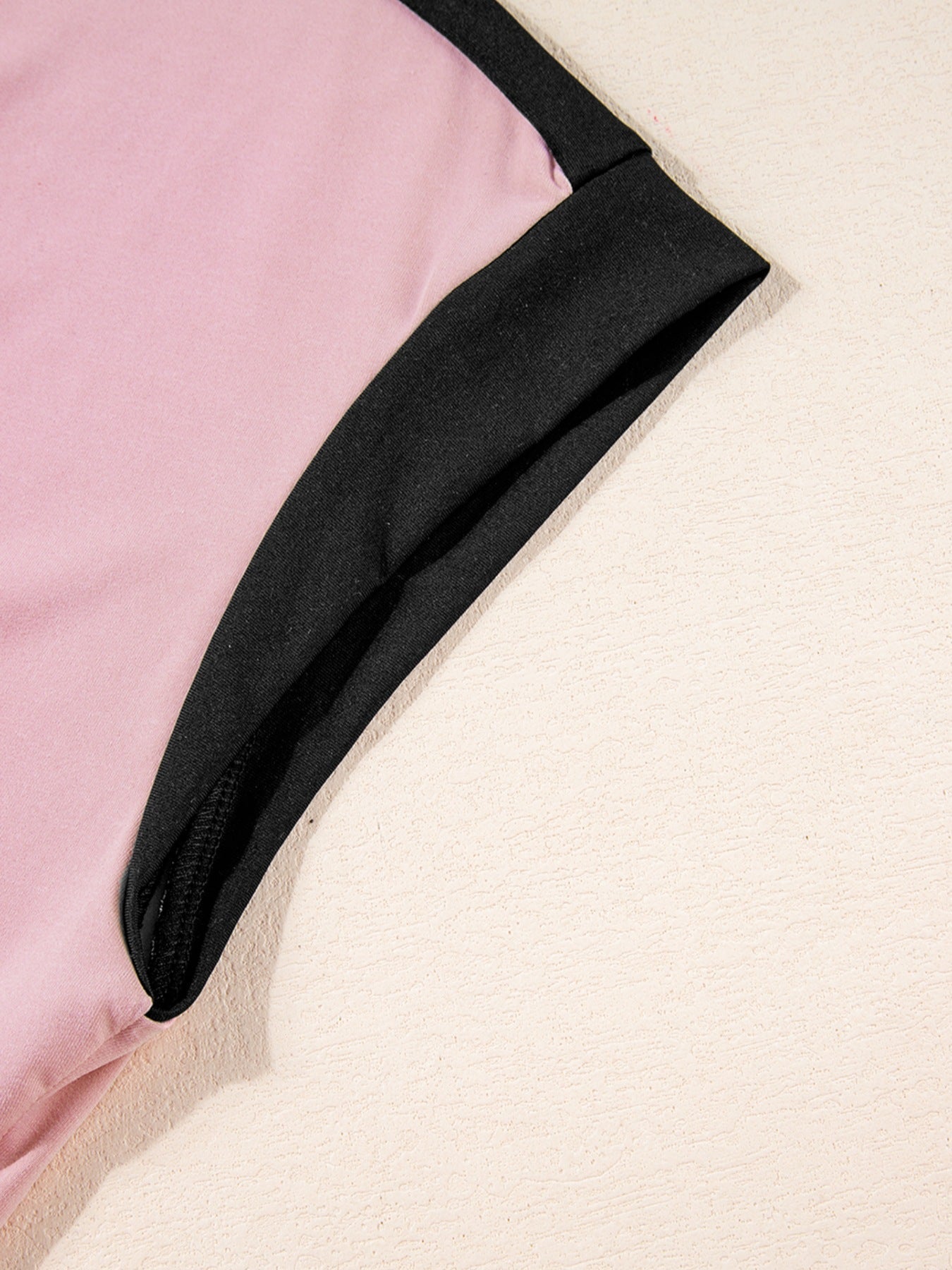 Color Block Trim 2 Tone Contrasted Tank and Pants Set