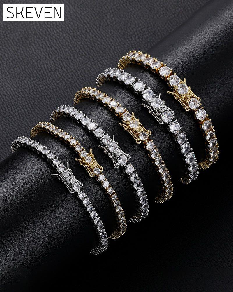 Funkelndes Moissanit-Armband