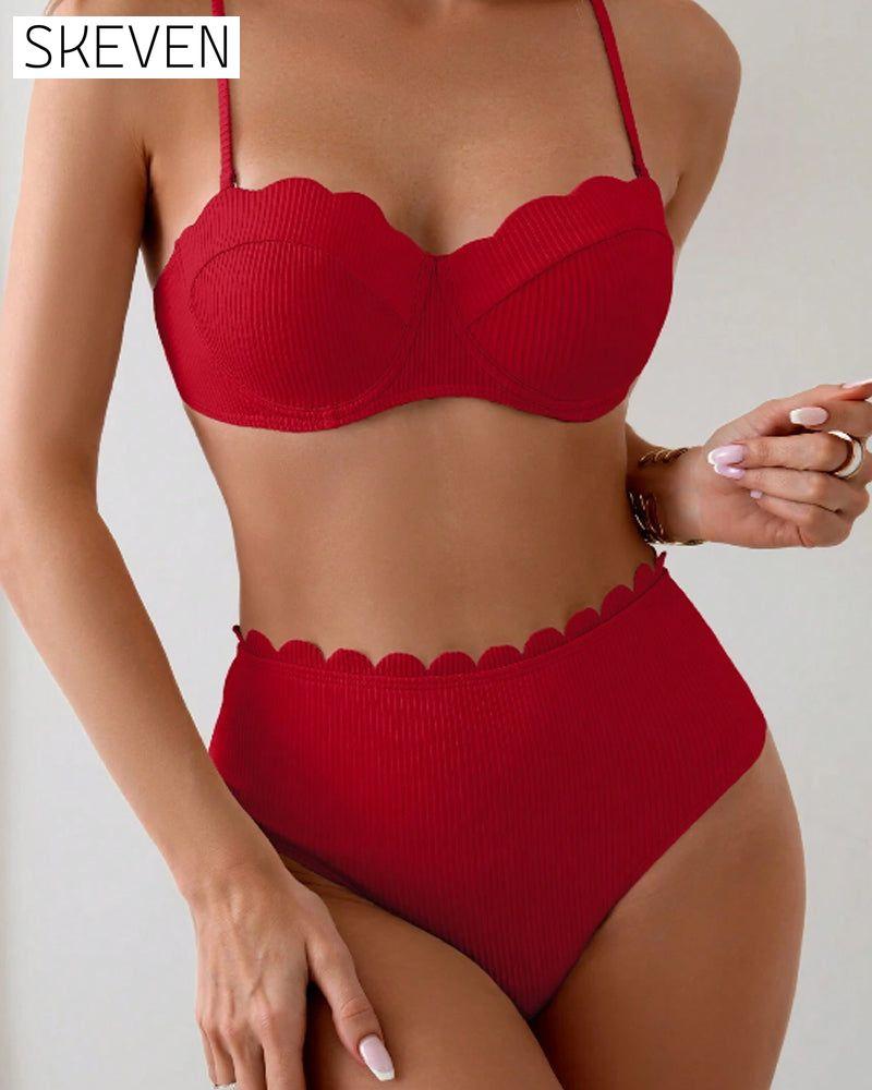 Bikini sexy à soutien-gorge triangle