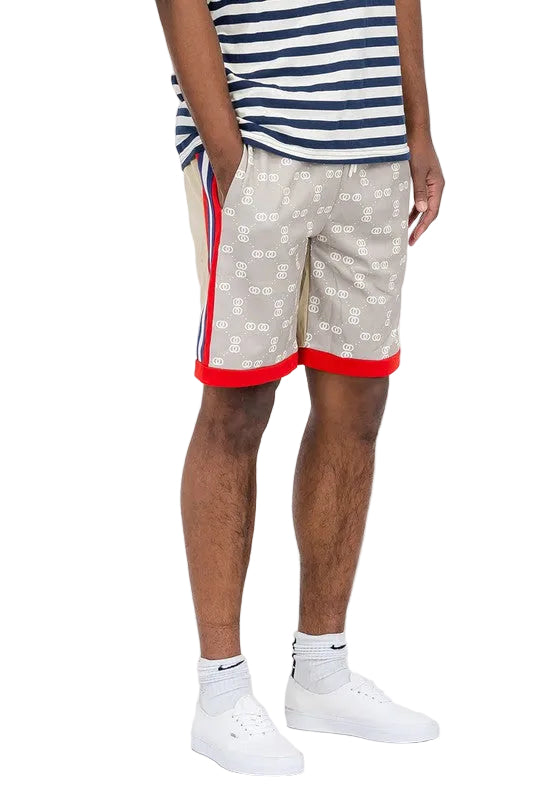 VacationGrabs Double O Tape Casual Sweat Shorts for Men