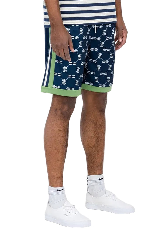VacationGrabs Double O Tape Casual Sweat Shorts for Men