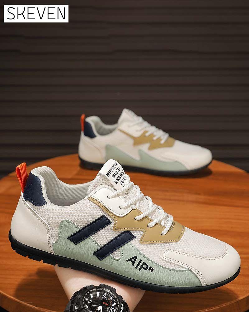 Baskets décontractées colorblock pour hommes