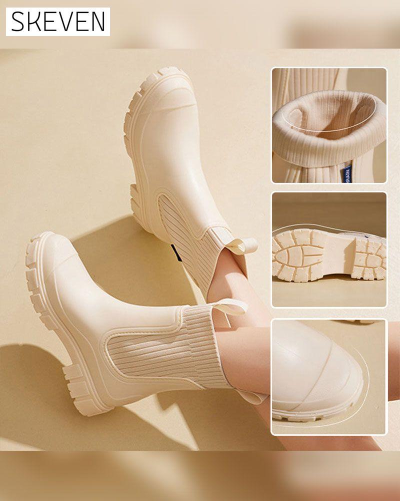 ☔️Waterproof Non-Slip Thick Sole Mid-Calf Boots